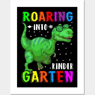 Roaring into kindergarten Posters and Art